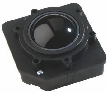 GK50-4502 - Trackball bakélite 50mm de diamètre - couleur noire - étanchéité IP65_0