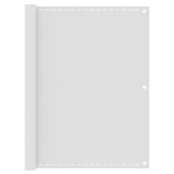 Helloshop26 - Écran de balcon 120 x 400 cm PEHD blanc 02_0010042 - 3000540347761_0