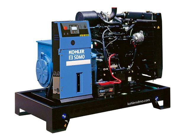 K21H - Groupe électrogène industriel SDMO - Tension 400/230V - Moteur KOHLER KDI - Régulation mécanique_0