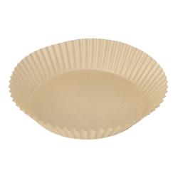 Papier cuisson Ø 16 cm · 4,5 cm marron pour friteuse air fryer (1000 unités) PAPSTAR - marron papier 4002911731055_0