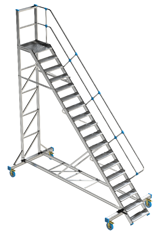 Plateforme de travail inclinaison 45° 18 3,69 5,19 1,66 x 4,19_0