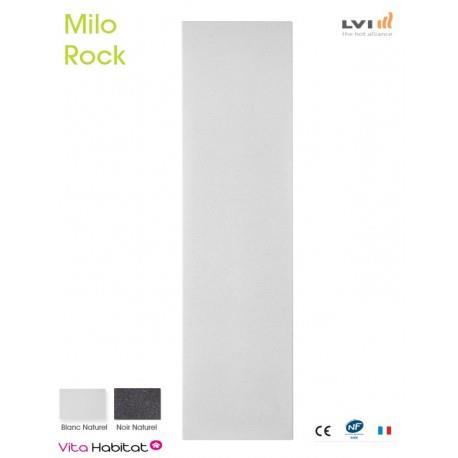 RADIATEUR ELECTRIQUE MILO ROCK BLANC NATUREL 1000W VERTICAL - LVI 2018040