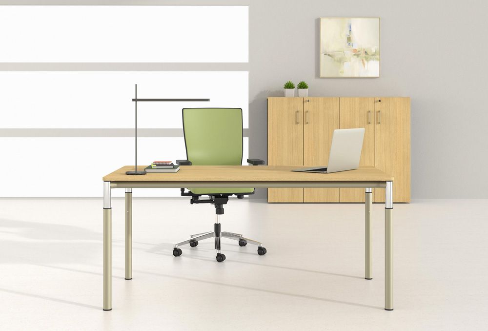 Slim - chaise de bureau - Dromeas - avec voile de fond 18 mm et matériaux variés_0