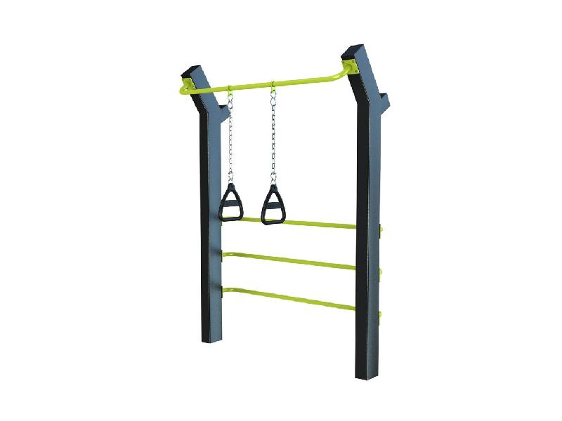 Street Workout DAMAPRO - Station de street workout et cross training en acier galvanisé thermolaqué - Design urbain SD TRX Trainer_0