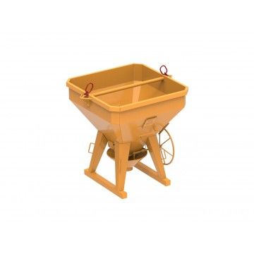 Te PF bennes à béton - droite avec mécanisme TE - robustesse renforcée et tuyau 3m Ø200 mm_0