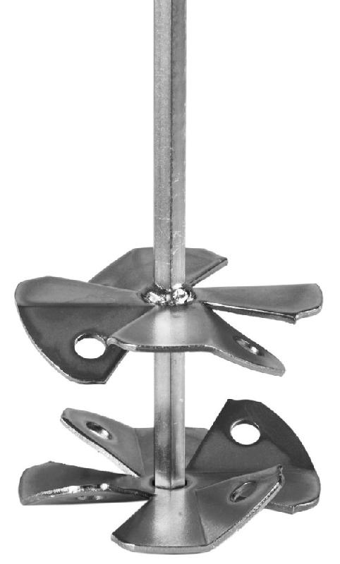 Turbine mélangeur pour matière liquide 140 x 600 - acier trempé - matériaux à faible viscosité_0