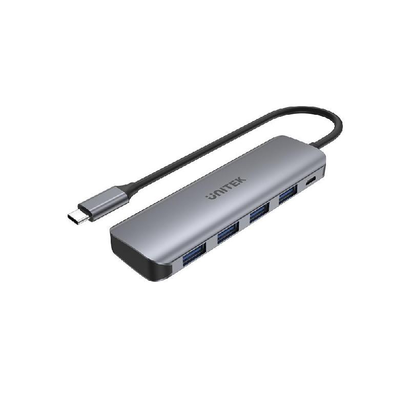 UNITEK H1107A - Hub USB 3.2 Gen 1 (3.1 Gen 1) Type-A - 5000 Mbit/s - Aluminium - 5 ports_0