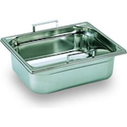 Bourgeat Bac gastro inox GN 1/2 H.15 cm plein à anses escamotables Bourgeat - 743315 - plastique 743315_0