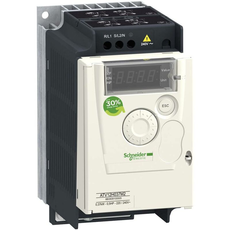 SCHNEIDER ELECTRIC - CONVERTISSEUR DE FRÉQUENCE ATV12H055M2 0.55 KW MONOPHASÉ X841401