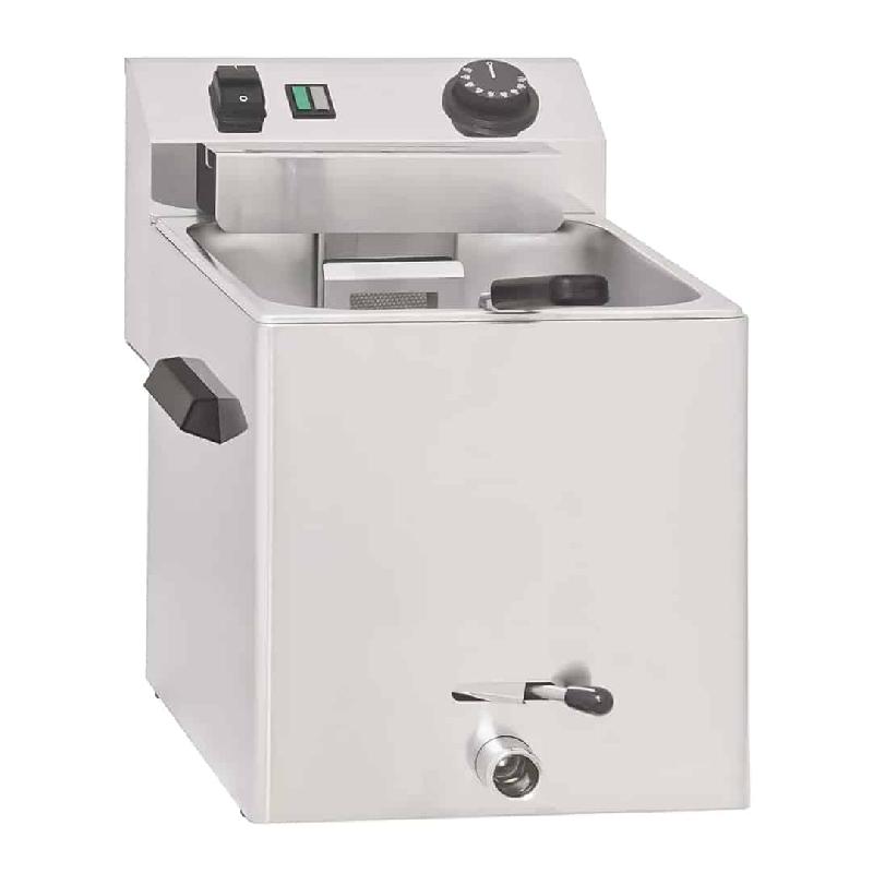 Cuiseur a pâtes professionnel électrique avec vanne de vidange - 1 panier en acier inoxydable 3400 W_0