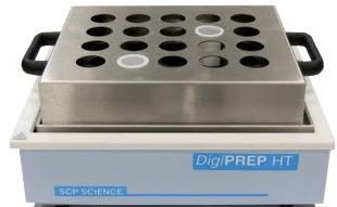 Système de bloc de minéralisation à haute température pour l'industrie minière - Digiprep HT 250-20 Mining avec insert RA - 20 échantillons simultanés_0