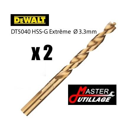 Foret métal hss-g extreme ø6,5mm - l:101mm DEWALT - dt5049