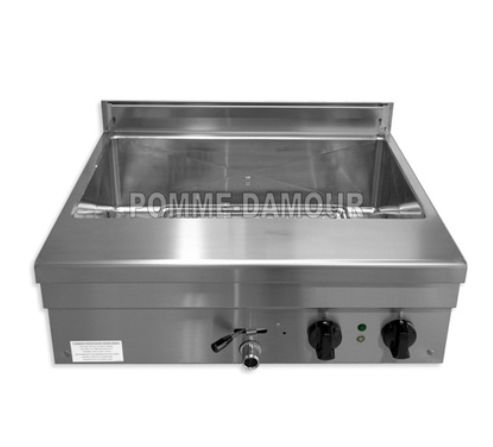 Friteuse électrique professionnelle en inox - 21 litres - avec accessoires pour chichis et beignets_0