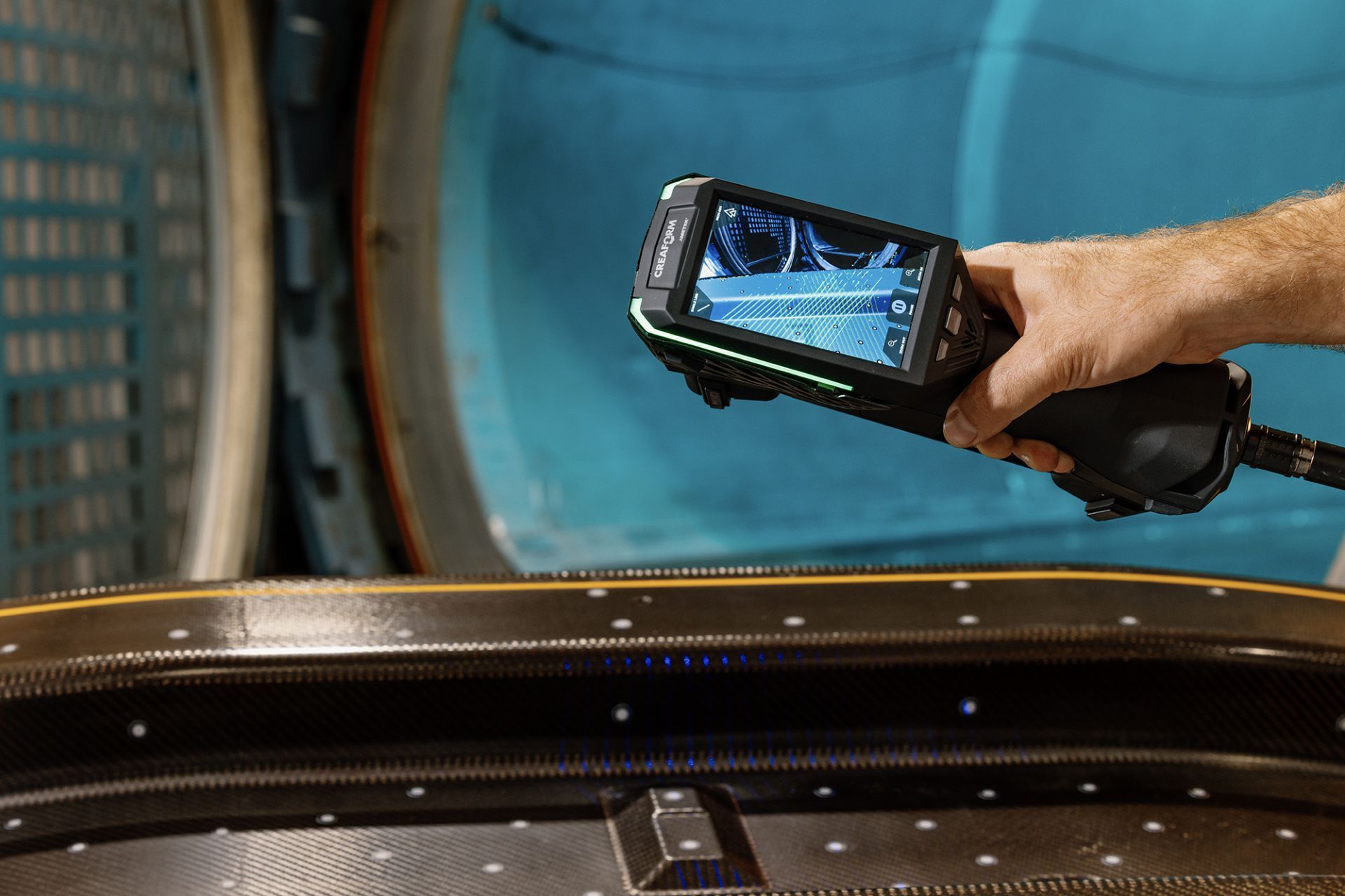 Scanner portable optimisé pour l'efficacité - HandySCAN 3D|Série EVO_0