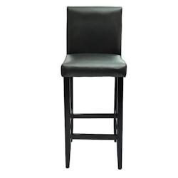 HELLOSHOP26 tabourets de bar design chaise siège marron contreplaqué solide et acier 1202082 - 3002333498025_0