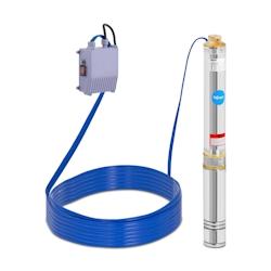 Hillvert - hillvert Pompe Submersible Pompe À Eau Immergée HT-ROBSON-SP550-80 (Débit De 3 000 l/h, 550 W, Hauteur De Refoulement 80 m, Pour - 40628_0