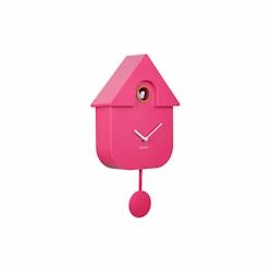 Horloge murale moderne Cuckoo rose Karlsson - rose plastique 8714302738890_0