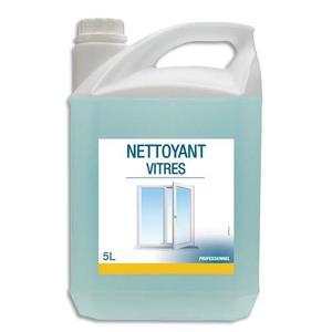 Bidon de 5 litres nettoyant pour les vitres et surfaces modernes bleu, dégraisse et nettoye_0