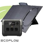 Kit station de charge portable 600w - 768wh ecoflow river pro 2 avec panneau solaire pliable 160w_0