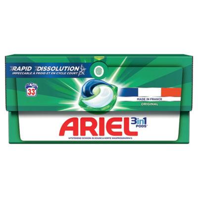 Lessive capsule Ariel Pods 3 en 1 Original, boîte de 33 doses_0