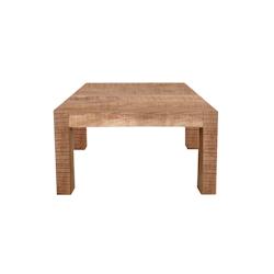 Möbilia Table Basse 60 x 60 cm | Bois d'Acacia | L 60 x P 60 x H 40 cm | Naturel - beige Bois massif 23020001_0