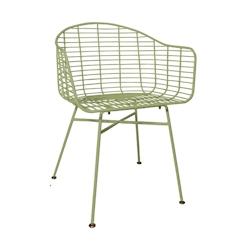 Now's Home - Lot 2 Fauteuils De Table D'interieur En Metal Vert Soho - plastique polypropylène 3256390248165_0