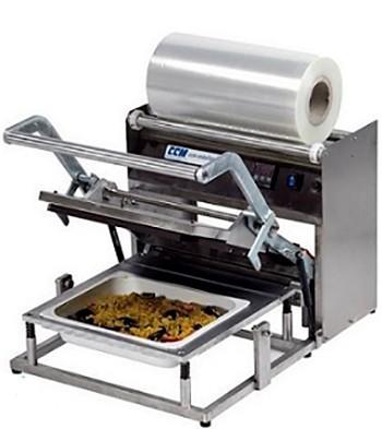 Operculeuse de barquettes manuelle grand format GN 1/2 - inox alimentaire - régulation électronique_0