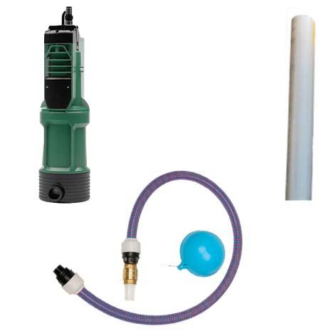 Pack Pompe DIVERTRON 900X - Citerne Acier - Aspiration Flottante et Ligne de Refoulement en PVC DN32_0