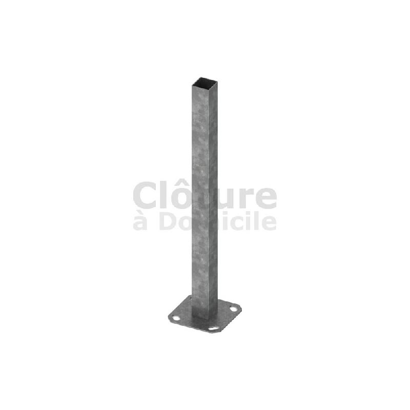 Platine pour poteau en pvc_0