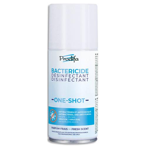 Prodifa aérosol 150 ml auto percutant bactéricide fongicide virucide pour le traitement de zones de 30m3_0