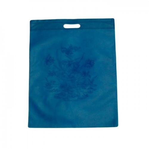 Sacs et sachets plastiques - Lot de 10 sacs non-tissés fantaisies bleu #5139 - Taille 50x40 cm_0