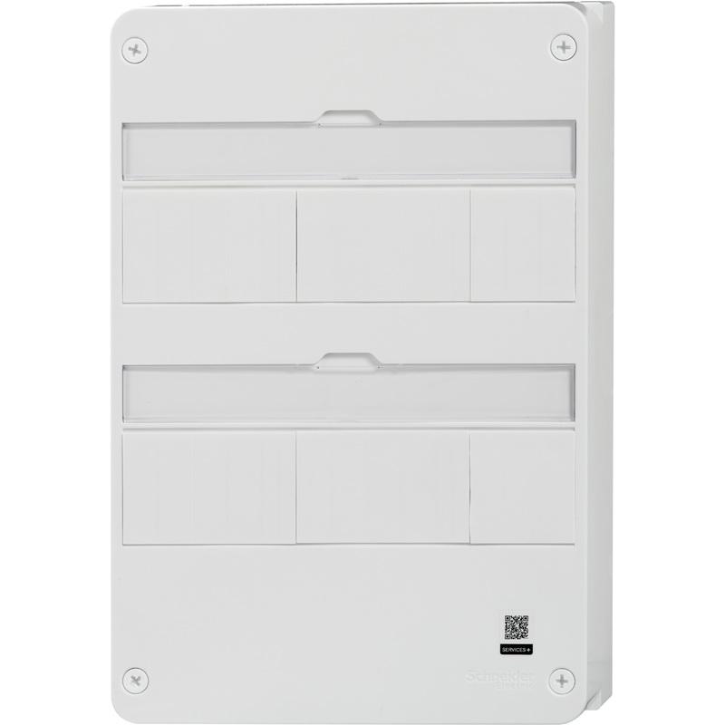 Coffret électrique 2 rangées et 26 modules + accessoires - Schneider main image 1