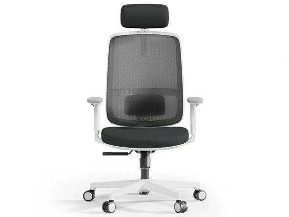 Siège de bureau Totto avec têtière et support lombaire réglable et mécanisme synchrone_0
