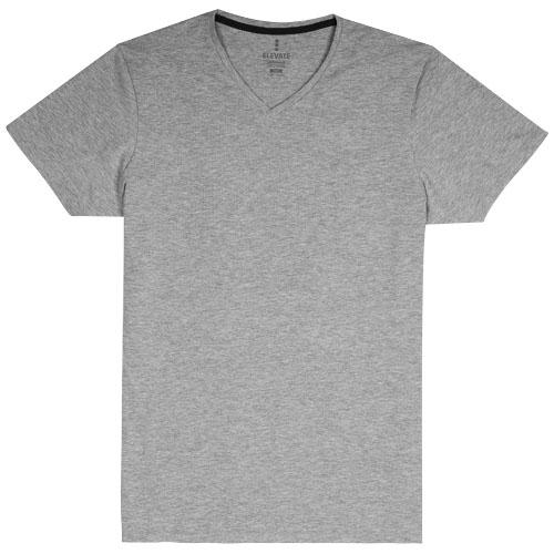 T-shirt bio manches courtes pour homme - Kawartha 38016963 - Col V et tissu extensible en coton biologique 200g/m²_0