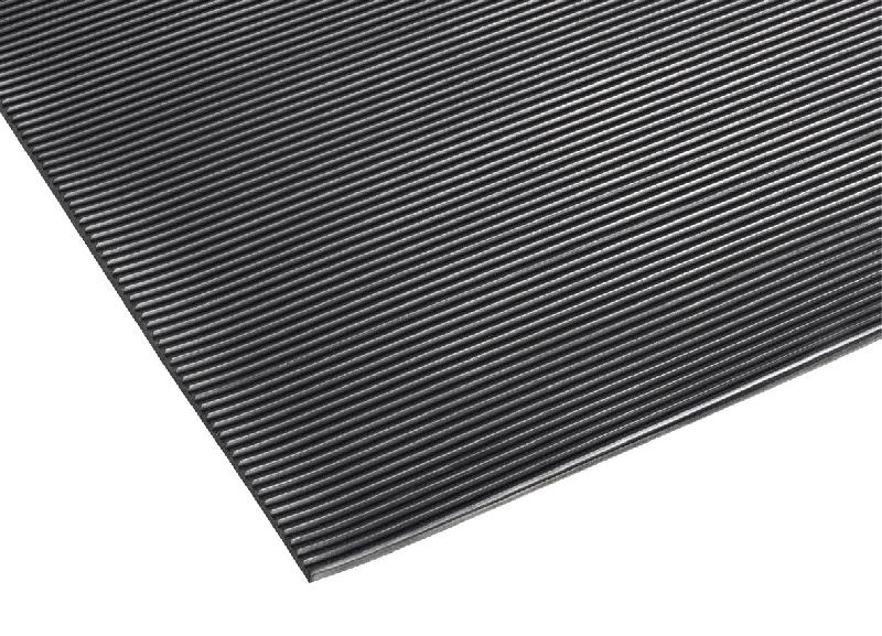Tapis caoutchouc strié antidérapant - Qualité supérieure SBR/NR - 3 mm d'épaisseur - Vendu au mètre linéaire_0