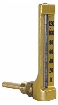 Thermometre vertical industriel equerre plongeur 63mm 1/2 0-120°c hauteur 150_0