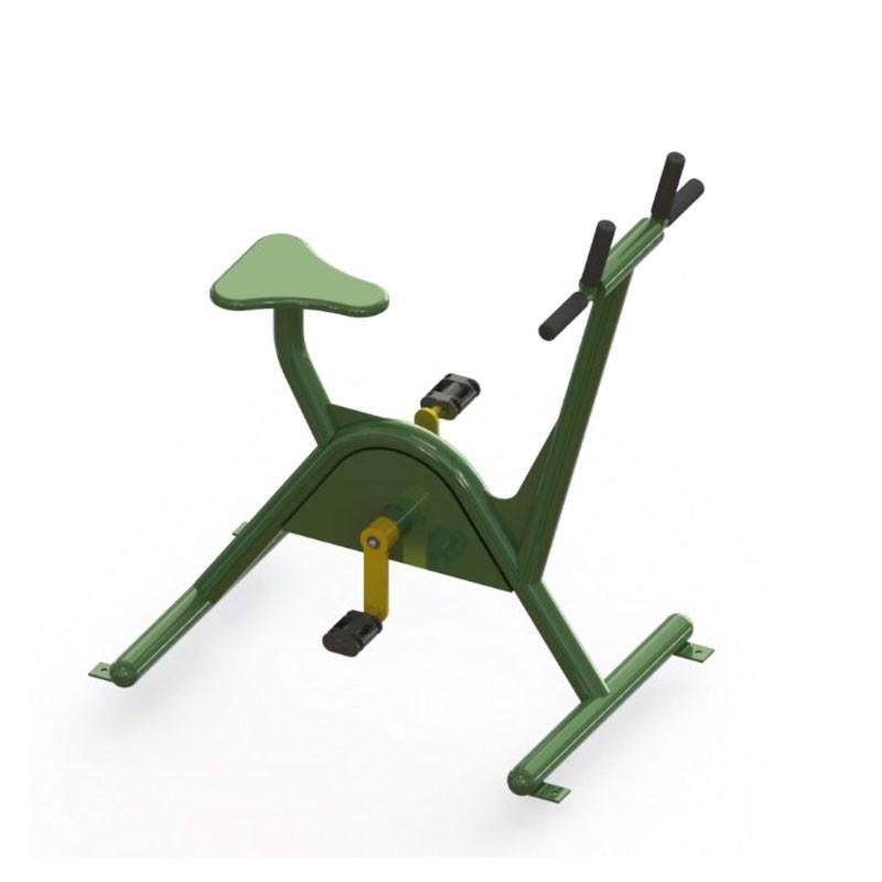 Vélo pour parcours de santé - Musculation jambes, cuisses et abdominaux - Acier traité anti-corrosion_0