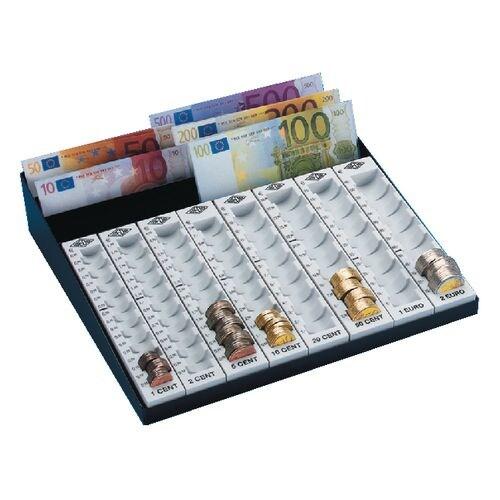 WEDO Monnayeur Euros 8 rangées + compartiment pour les billets - multicolore 160790037_0