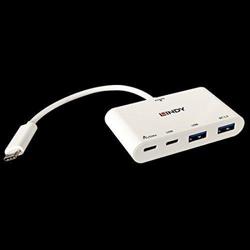 LINDY HUB 4 PORTS USB 3.1 GÉN. 2 AVEC POWER DELIVERY, 43093_0