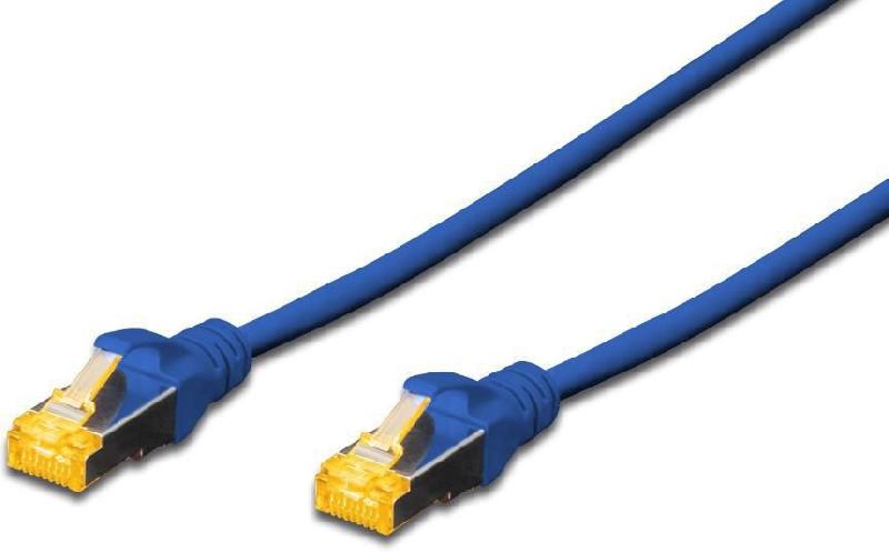 S/FTP CAT6A 2M BLUE SNAGLESS LSZH, FULL COPPER AWG27 MICROCONNECT SFTP_0