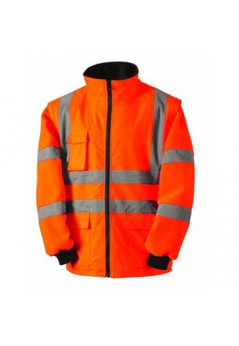 Blouson haute visibilité 2 en 1 - manches amovibles - modèle Vieno_0