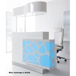 Borne d'accueil Organic avec système d'illumination - Mobilier d'accueil MDD_0