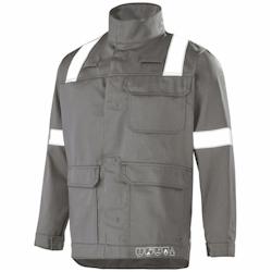 Cepovett - Blouson de travail multirisques ATEX REFLECT 260 Gris Taille XS - XS gris 3184372564555_0