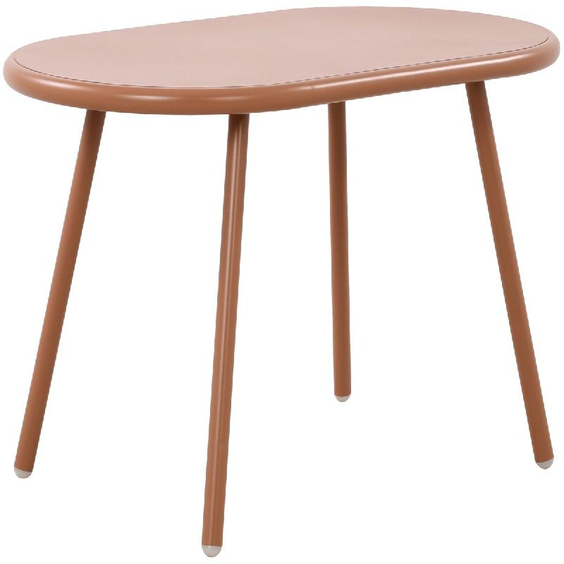 CLP Table basse d'extérieur Velva Terre cuite - rouge plastique 324310_0