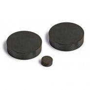 D-6.5x3.9-f - aimants permanents en ferrite - ImagNet - disque magnétique 6.5 x 3.9 mm, température max 250°C_0