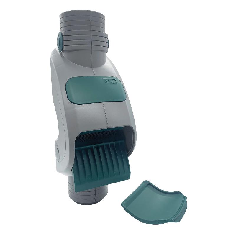 Filtre De Vidange Gouttière Gris - DN 100 Ø 110 Mm - Polypropylène - Avec Tamis Anti-saleté