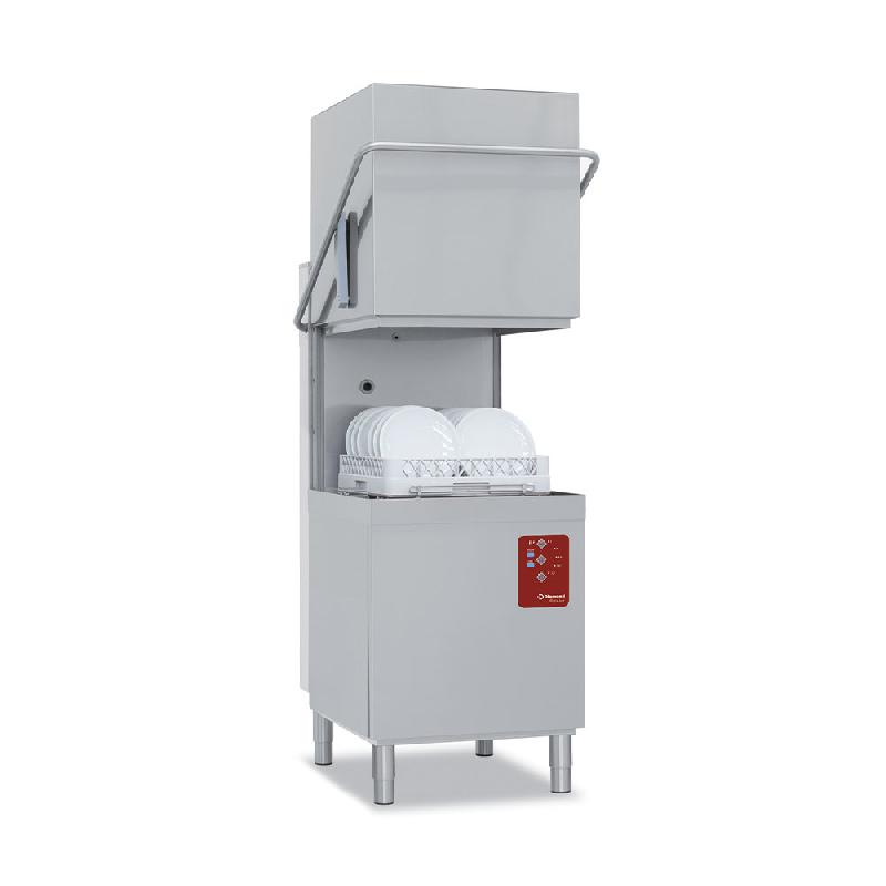 Pack lave-vaisselle à capot panier 500x500 avec une table d'entrée ou sortie et une table de prélavage à droite - DXE8/6/B-D_0
