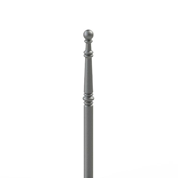 Potelets fixes - Champs-Élysées - Fonte et acier Ø60 mm avec tête boule Ø68 mm_0