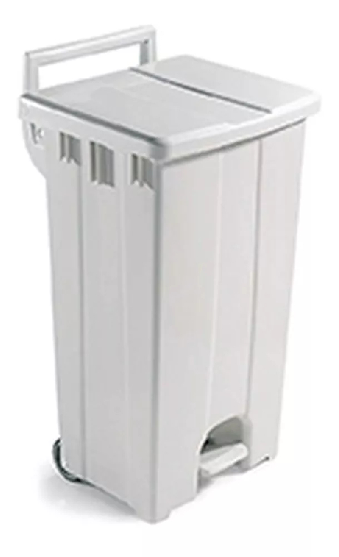 Poubelle polaris 90l + couvercle beige_0