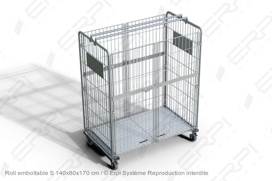 Roll emboîtable S 140x80x170 cm - personnalisable, robuste et compact - Réf. RES14080170-01Z_0